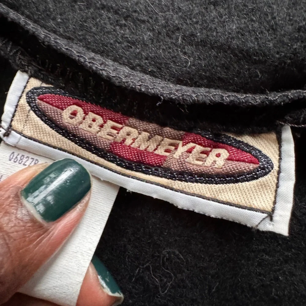 Vintage Obermeyer Black Wool Blend‎ Stirrup Jumpsuit - Picture 4 of 15